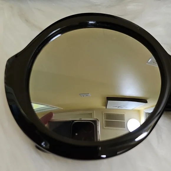 Chunky Frame Color Mirror Lens Oversize Round Sunglasses (Black / Silver) - Picture 12 of 12